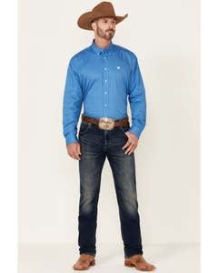 Mens Shirts: Cinch Mens Shirt - Blue