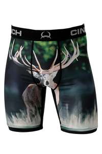 Mens Underwear: Cinch Elk Briefs - 9 inch leg
