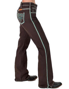 Cowgirl Tuff Go West Turquoise Jeans