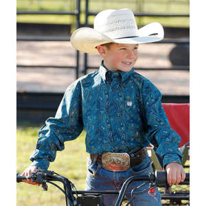 Kids Jeans And Clothing: Cinch Boys Paisley Shirt