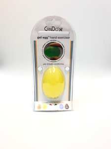 Wholesale General: Egg-Shaped Gel Ball Extra Soft (Yellow)