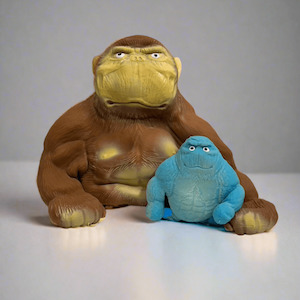 Weighted Pressure: Gorilla Squishy + FREE Stretchy Gorilla JR
