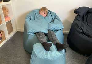 Protac Sensit and Puff Chair Junior (AQUA COLOUR ONLY)