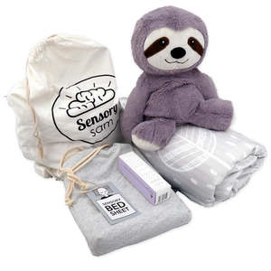 Keep Calm Kits: Sweet Dreams Sleep Kit-Bumpy Fur Grey Blanket large & Queen