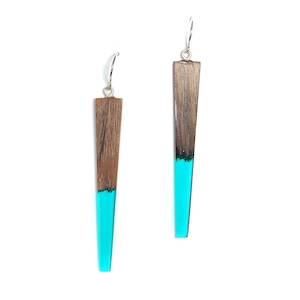 Earrings: Mānuka Light Turquoise Earrings