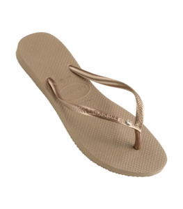 Havaiana Slim Sw Crystal Jandal - Rose Gold
