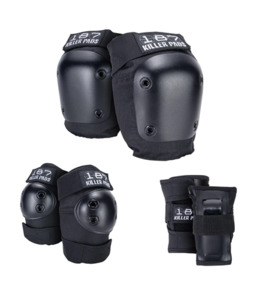 187 Killer Pads - Six Pack Pads Set - Black