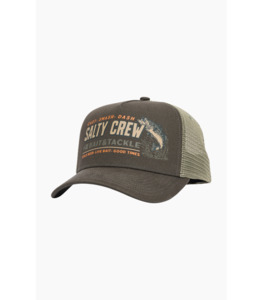Products: Salty Crew Live Bait Retro Trucker Cap - Coal