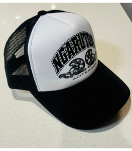 Products: Ngaru Toa Tui Trucker Cap - White