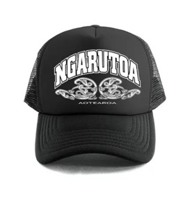 Products: Ngaru Toa Tui Trucker Cap - Black