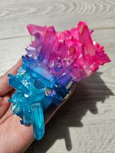 Geodes Clusters Druze: Aura Quartz Cluster C
