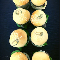 Finger Food Corporate Catering: Miniature Burgers