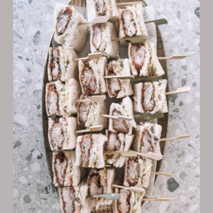 Finger Food Corporate Catering: Chicken Katsu Sandwiches