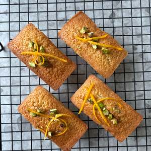 Christmas Morning Afternoon Tea Menu: Orange & Pistachio Friands