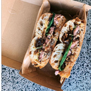 Sandwiches Corporate Catering Auckland: Steak & caramelised onion Turkish