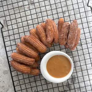 Christmas Morning Afternoon Tea Menu: Churro’s with caramel sauce