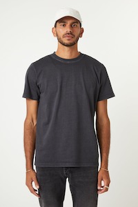 Mens Tees: Organic Band Tee - Black
