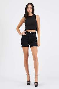Abrand Womens Shorts: A Claudia Cut Off - Dead Of Night