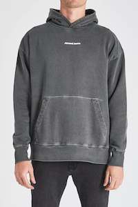 Abrand Mens: A Relaxed Hoodie - Washed Black