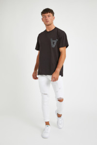 Abrand Mens: A Dropped Skinny Turn Up - Whitenoise