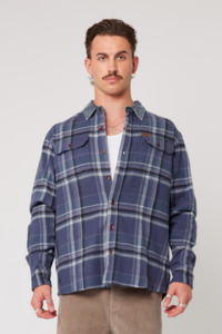Trailer Check Shirt - Navy