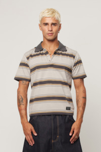 Abrand Mens: Jeremy Polo - Beige Stripe