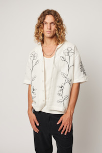 Mens Shirts: Suns Up Flower Bowler
