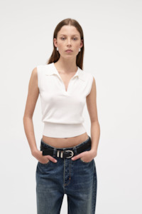 Disco Top - Cream white