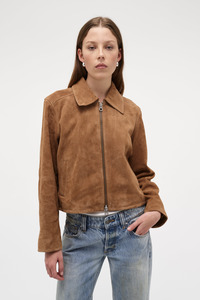 Suede Zip Jacket