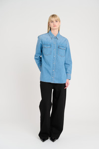 Neuw Womens 1: Bowery Denim Shirt - Vision