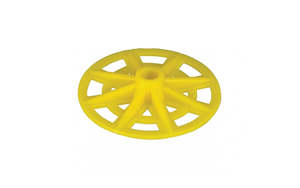 Nylon Insulation Washer - Yellow