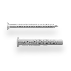 Friulsider FM-X5 Nylon Frame Fixing - Countersunk - Zinc