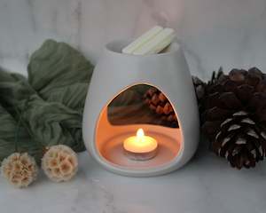 White Tealight Burner