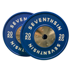 20kg Coloured Competition Plates - Pair