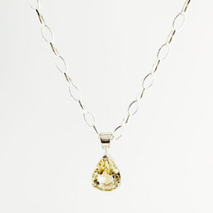 Products: Geometric Heart Earrings in Yellow Gold