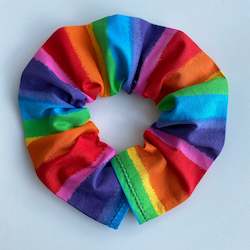 Clown Cats: Cat Collar Cover - Cat Size - Rainbow stripes