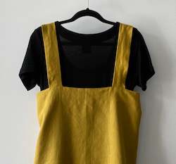 Linen Aprons: Linen Apron - Chartreuse