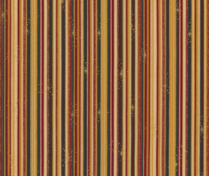 Quilting Fabric: We Love Christmas - Stripes - Multi - 100% Cotton - 10cm Increments