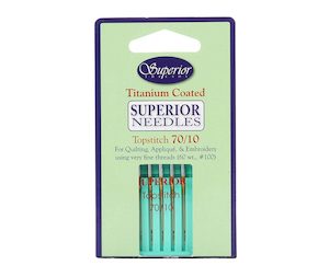 Needles: Superior Topstitch Machine Needles Size 70/10 5ct