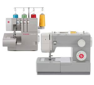 Singer Machines: Singer 4411 Heavy Duty Sewing Machine & 14HD854 Overlocker Combo