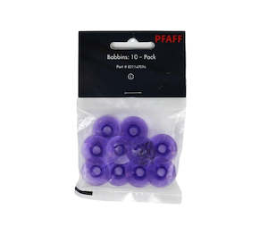 Pfaff Accessories: Pfaff Creative Icon Bobbins 10 Pack - Purple