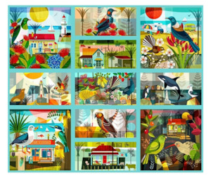 Summer Playground 100% Cotton Fabric - 95cm Panel