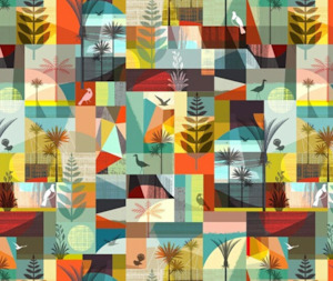 Kiwiana: Quilt Backs - 100% Cotton Fabric - 10cm Increments