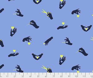 Tula Pink Fabrics: Tula Pink - Noon Busy Fingers 100% Cotton Fabric - REMNANT