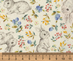 Into The Woods: Ondori 100% Cotton Fabric - 10cm Increments