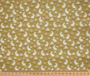 Woodland Creatures 100% Cotton Fabric - 10cm Increments