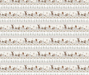 Into The Woods: Little Ones 100% Cotton Fabric - 10cm Increments
