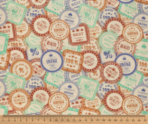 Parisian 100% Cotton Fabric - 10cm Increments
