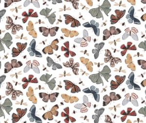 In The Garden: Eden 100% Cotton Fabric - 10cm Increments