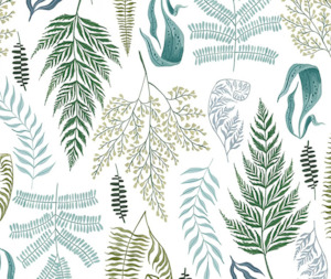 Fronds & Felines 100% Cotton Fabric - 10cm Increments